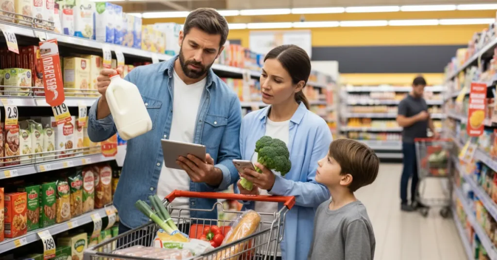 How inflation affects daily life in the USA through higher grocery and living costs in 2026